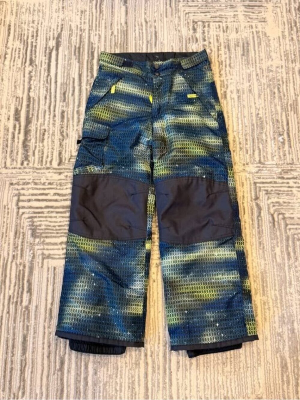 NEW Champion kids youth medium 8/10 Blue/Neon Unisex insulated snow pants